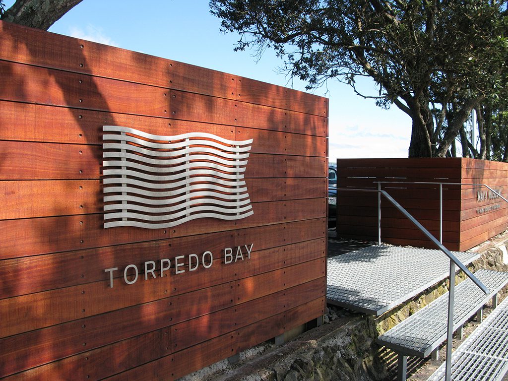 Torpedo Bay Navy Museum entrance